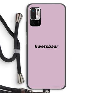 CaseCompany kwetsbaar: Xiaomi Redmi Note 10 5G Transparant Hoesje met koord