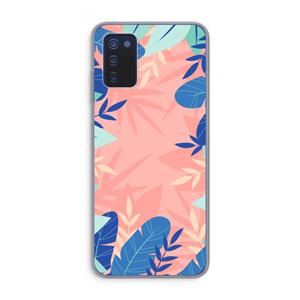 CaseCompany Tropisch: Samsung Galaxy A03s Transparant Hoesje