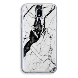 CaseCompany Witte marmer 2: Samsung Galaxy J5 (2017) Transparant Hoesje