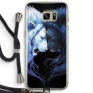 CaseCompany Brotherhood: Samsung Galaxy S7 Edge Transparant Hoesje met koord