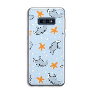 CaseCompany Manta: Samsung Galaxy S10e Transparant Hoesje