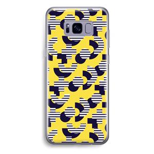 CaseCompany 8-bit N°3: Samsung Galaxy S8 Plus Transparant Hoesje