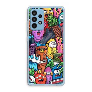 CaseCompany Vexx Mixtape: Samsung Galaxy A52 Transparant Hoesje