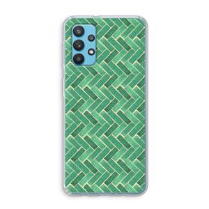 CaseCompany Moroccan tiles 2: Samsung Galaxy A32 4G Transparant Hoesje