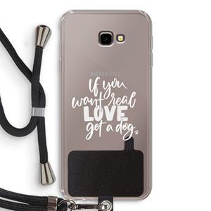 CaseCompany Partner in crime: Samsung Galaxy J4 Plus Transparant Hoesje met koord