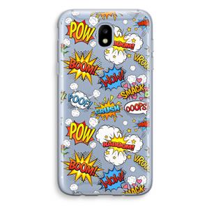 CaseCompany Pow Smack: Samsung Galaxy J5 (2017) Transparant Hoesje