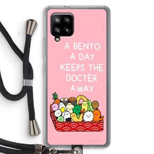 CaseCompany Bento a day: Samsung Galaxy A42 5G Transparant Hoesje met koord