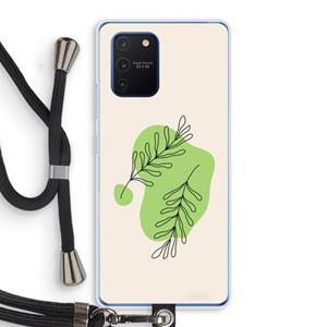 CaseCompany Beleaf in you: Samsung Galaxy Note 10 Lite Transparant Hoesje met koord