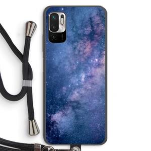 CaseCompany Nebula: Xiaomi Redmi Note 10 5G Transparant Hoesje met koord