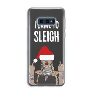 CaseCompany Came To Sleigh: Samsung Galaxy S10e Transparant Hoesje