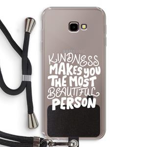 CaseCompany The prettiest: Samsung Galaxy J4 Plus Transparant Hoesje met koord