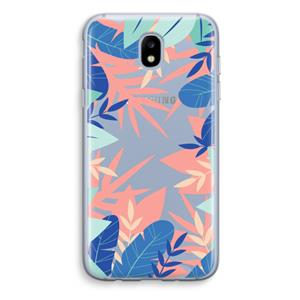 CaseCompany Tropisch: Samsung Galaxy J5 (2017) Transparant Hoesje