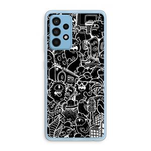 CaseCompany Vexx Black City : Samsung Galaxy A52 Transparant Hoesje