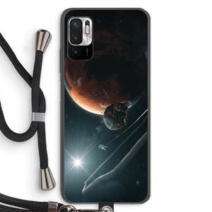CaseCompany Mars Renaissance: Xiaomi Redmi Note 10 5G Transparant Hoesje met koord