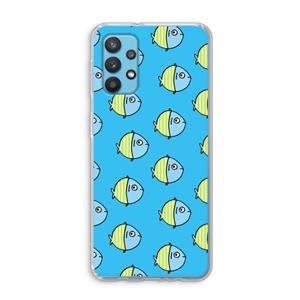 CaseCompany Visjes: Samsung Galaxy A32 4G Transparant Hoesje