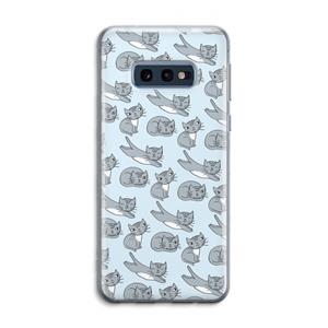 CaseCompany Poezen: Samsung Galaxy S10e Transparant Hoesje