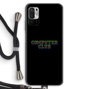 CaseCompany Retro: Xiaomi Redmi Note 10 5G Transparant Hoesje met koord