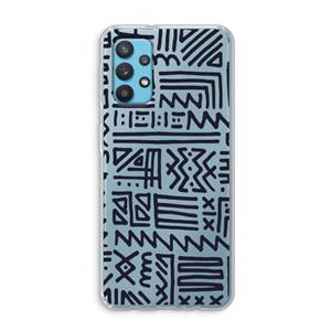 CaseCompany Marrakech print: Samsung Galaxy A32 4G Transparant Hoesje