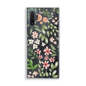 CaseCompany Botanical sweet flower heaven: Samsung Galaxy Note 10 Plus Transparant Hoesje