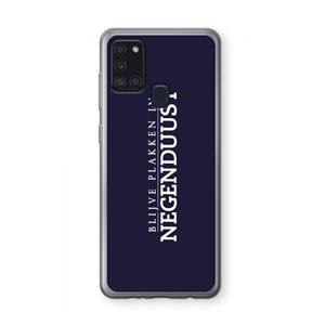 CaseCompany Blijve plakken in Negenduust: Samsung Galaxy A21s Transparant Hoesje