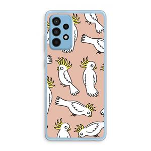 CaseCompany Papegaai: Samsung Galaxy A52 Transparant Hoesje