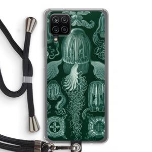 CaseCompany Haeckel Cubomedusae: Samsung Galaxy A12 Transparant Hoesje met koord