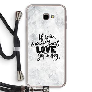 CaseCompany Partner in crime: Samsung Galaxy J4 Plus Transparant Hoesje met koord