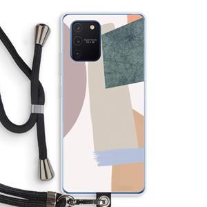 CaseCompany Lindo: Samsung Galaxy Note 10 Lite Transparant Hoesje met koord