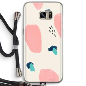 CaseCompany Monday Surprise: Samsung Galaxy S7 Edge Transparant Hoesje met koord