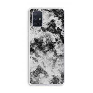 CaseCompany Onweer: Galaxy A71 Transparant Hoesje