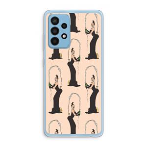 CaseCompany Pop Some Kim: Samsung Galaxy A52 Transparant Hoesje