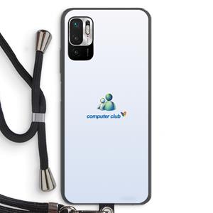 CaseCompany MSN: Xiaomi Redmi Note 10 5G Transparant Hoesje met koord