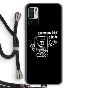 CaseCompany Floppyhead: Xiaomi Redmi Note 10 5G Transparant Hoesje met koord