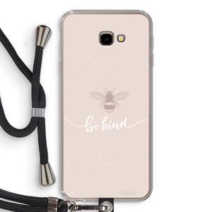 CaseCompany Be(e) kind: Samsung Galaxy J4 Plus Transparant Hoesje met koord