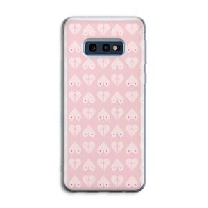 CaseCompany Ass 'n Titties: Samsung Galaxy S10e Transparant Hoesje