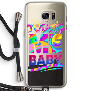 CaseCompany Touch Me: Samsung Galaxy S7 Edge Transparant Hoesje met koord