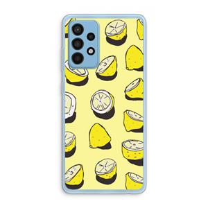 CaseCompany When Life Gives You Lemons...: Samsung Galaxy A52 Transparant Hoesje