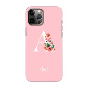 CaseCompany Pink Bouquet: Volledig geprint iPhone 12 Hoesje