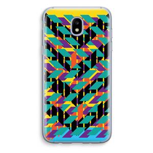 CaseCompany Skew Bee 1: Samsung Galaxy J5 (2017) Transparant Hoesje