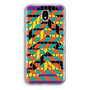CaseCompany Skew Bee 2: Samsung Galaxy J5 (2017) Transparant Hoesje