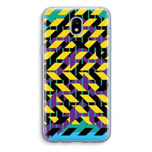 CaseCompany Skew Bee 3: Samsung Galaxy J5 (2017) Transparant Hoesje