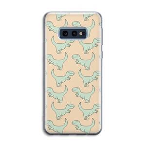 CaseCompany Dinos: Samsung Galaxy S10e Transparant Hoesje