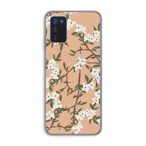 CaseCompany Blossoming spring: Samsung Galaxy A03s Transparant Hoesje