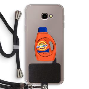 CaseCompany Ultra Sensitive: Samsung Galaxy J4 Plus Transparant Hoesje met koord
