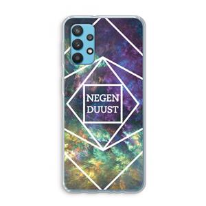 CaseCompany Negenduust ruimte: Samsung Galaxy A32 4G Transparant Hoesje