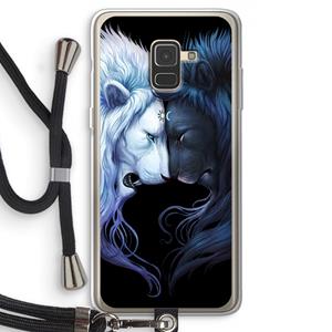 CaseCompany Brotherhood: Samsung Galaxy A8 (2018) Transparant Hoesje met koord