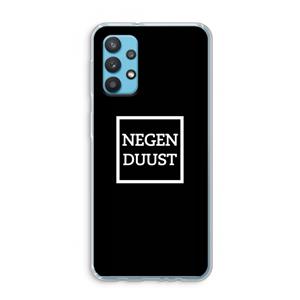 CaseCompany Negenduust black: Samsung Galaxy A32 4G Transparant Hoesje