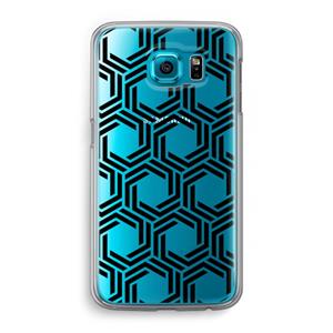 CaseCompany Geometrisch patroon: Samsung Galaxy S6 Transparant Hoesje