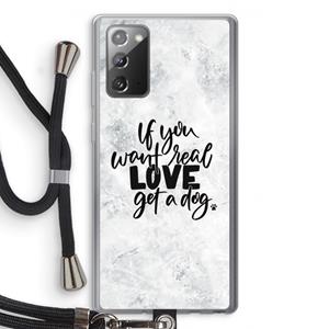 CaseCompany Partner in crime: Samsung Galaxy Note 20 / Note 20 5G Transparant Hoesje met koord