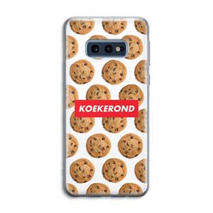 CaseCompany Koekerond: Samsung Galaxy S10e Transparant Hoesje